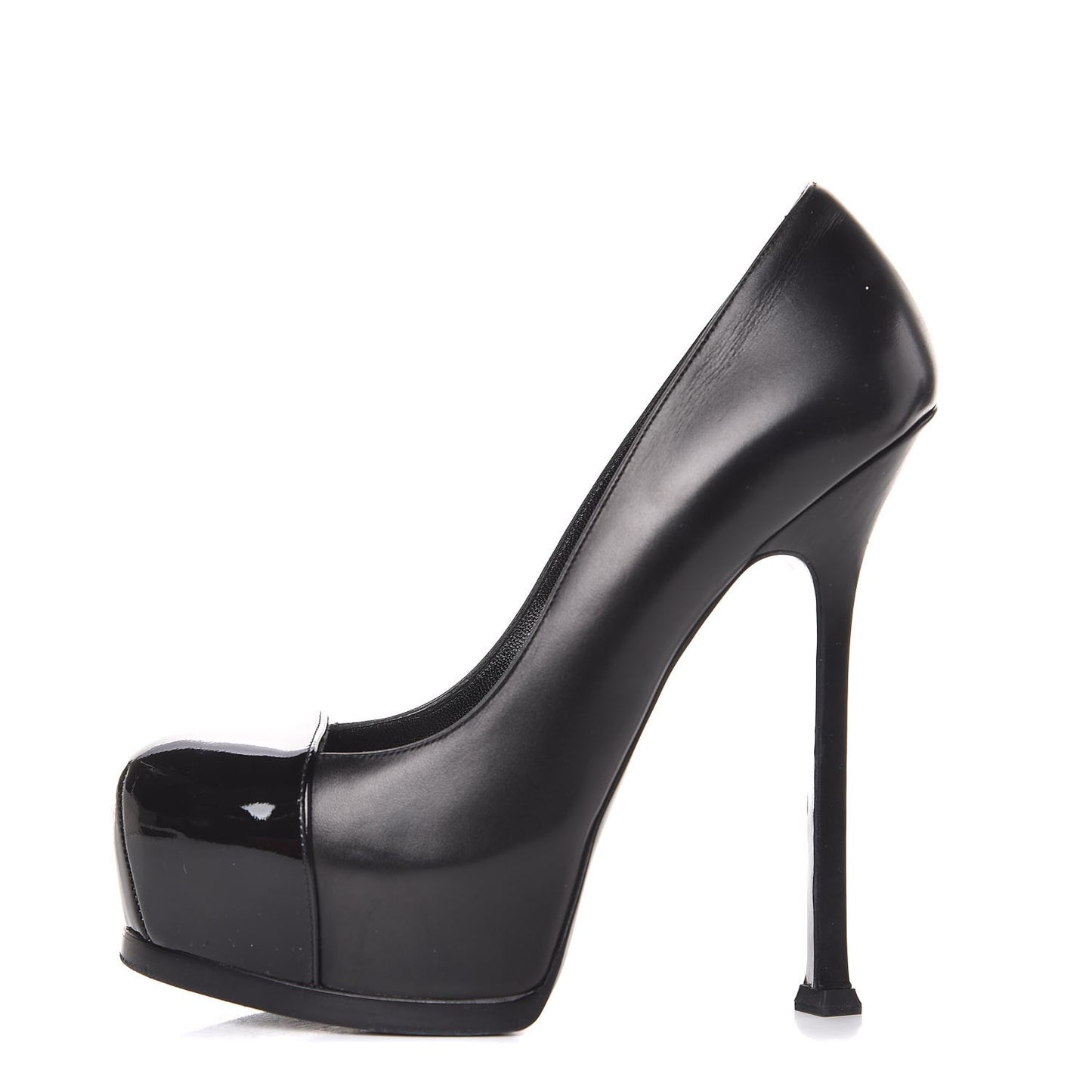 Calfskin Vitello Vernice Tribtoo 105 Pumps 37.5 Black
