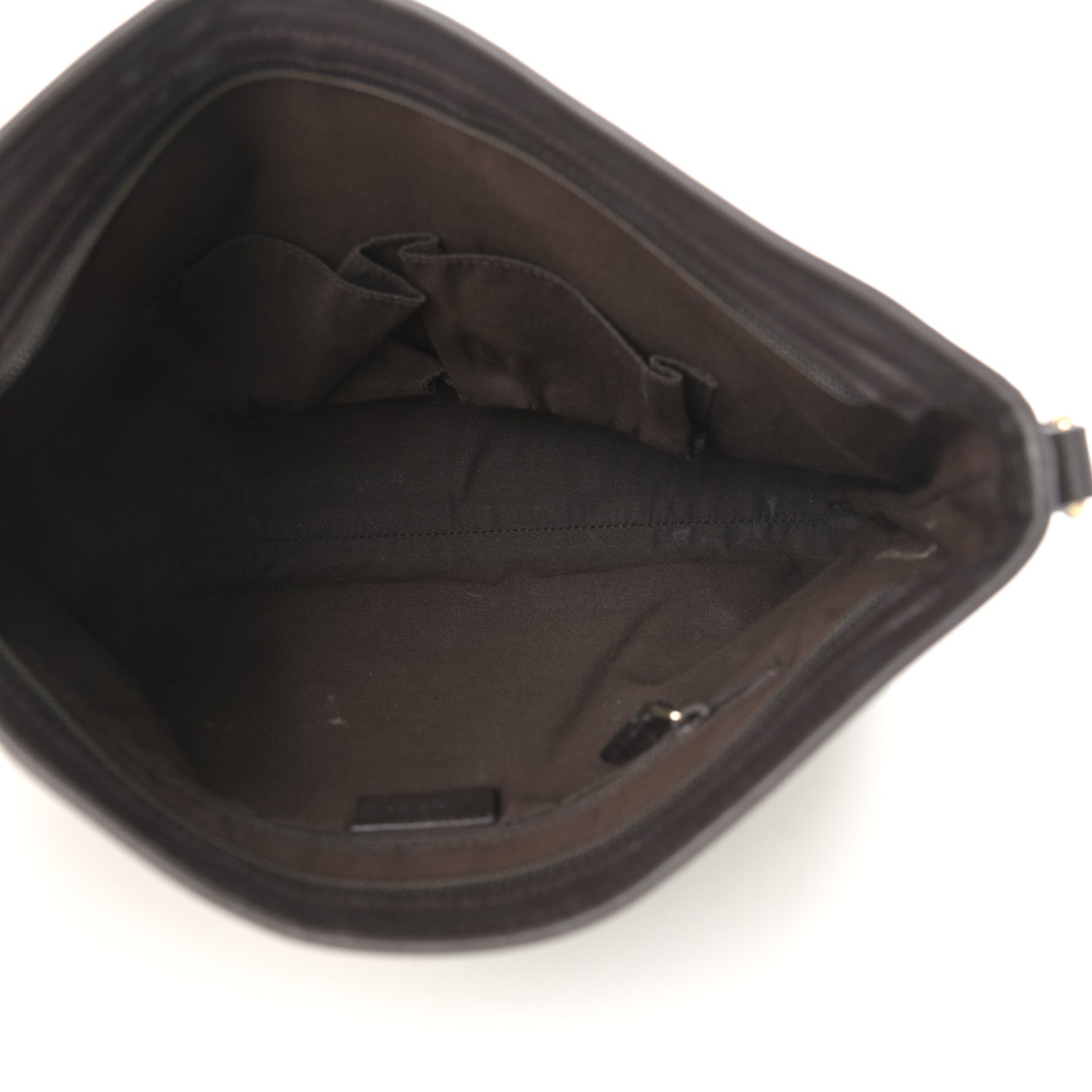 GG Plus Monogram Medium Flat Messenger Bag Dark Brown