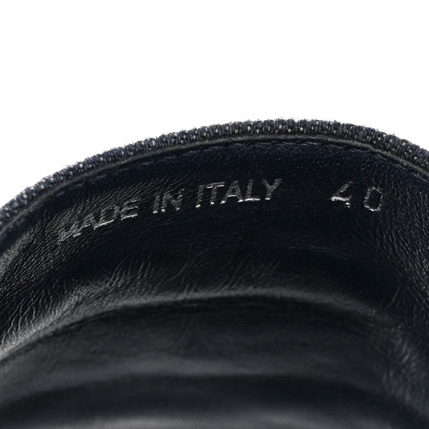 Prada Denim Logo Espadrilles Sandals 40 Blue 8 of 12