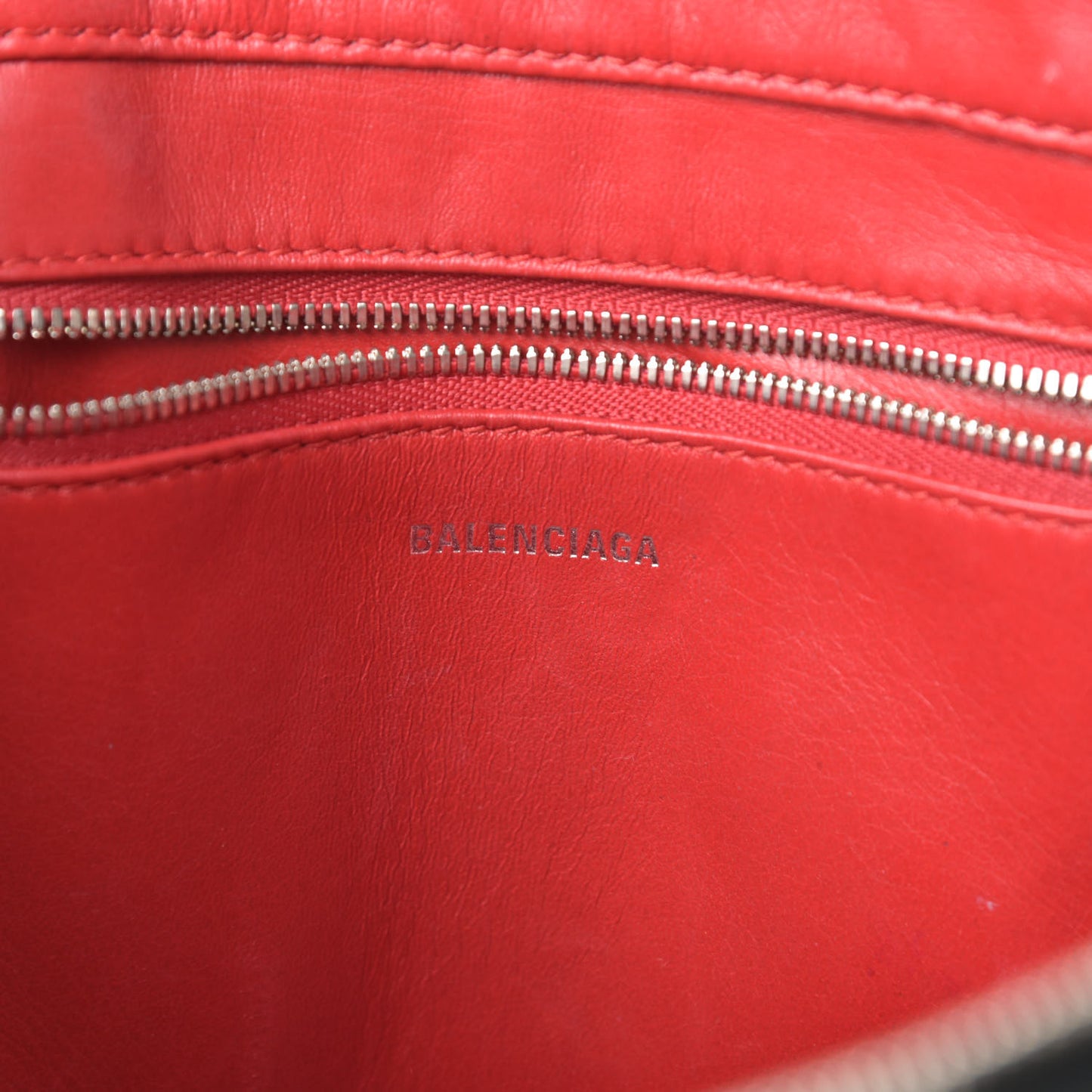 Calfskin XS Triangle Chain Duffle Black