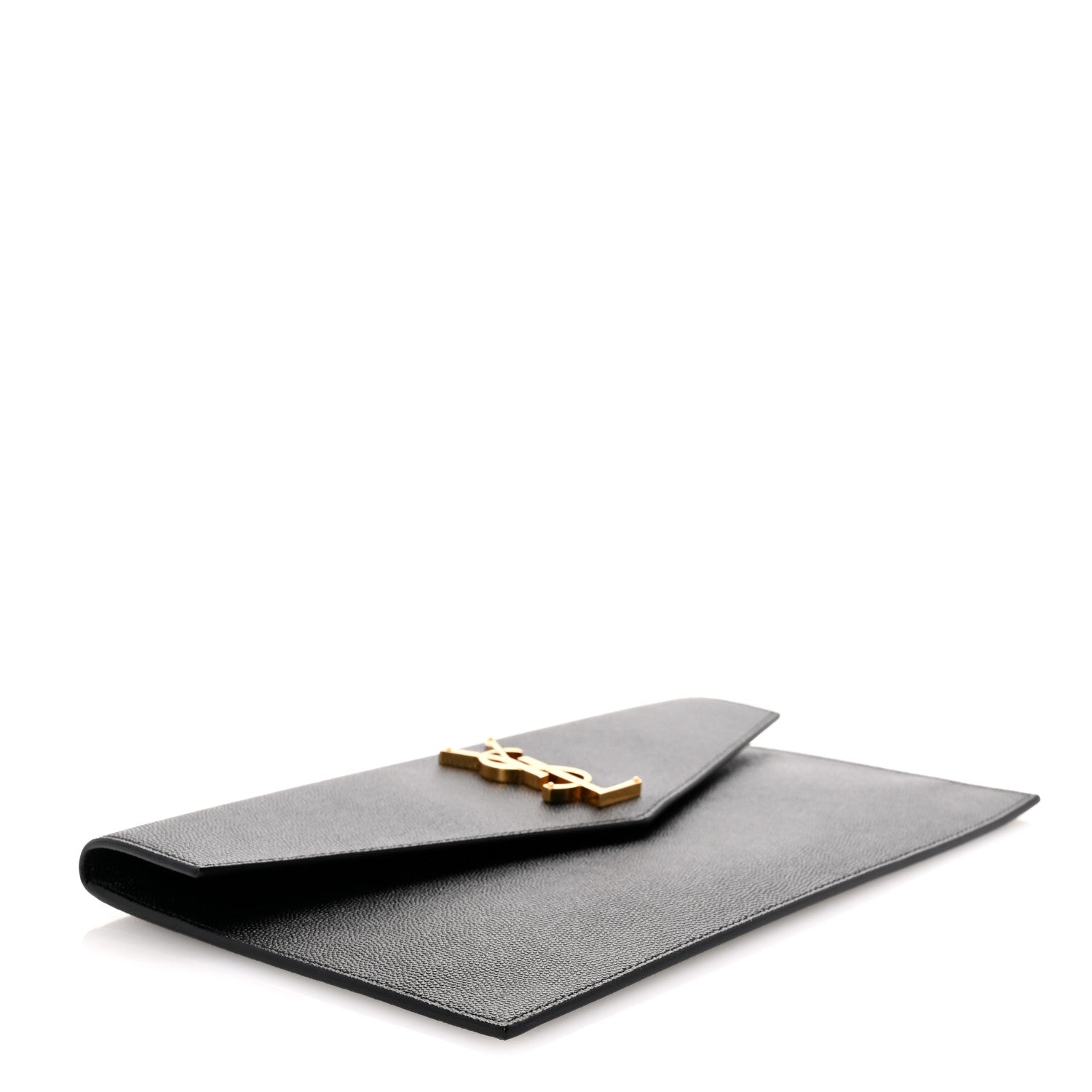 Saint Laurent Grain De Poudre Uptown Pouch Black 4 of 9