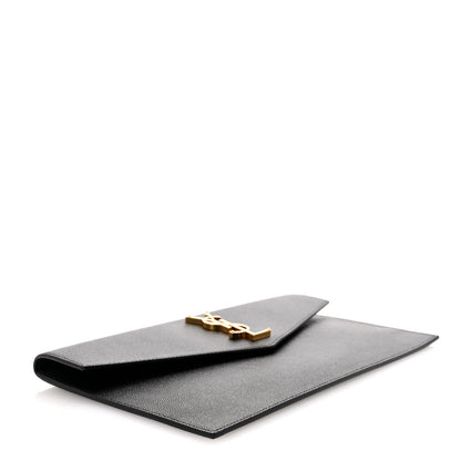 Saint Laurent Grain De Poudre Uptown Pouch Black 4 of 9