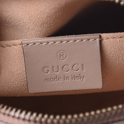 Gucci Calfskin Matelasse Mini GG Marmont Chain Shoulder Bag Porcelain Rose 6 of 8