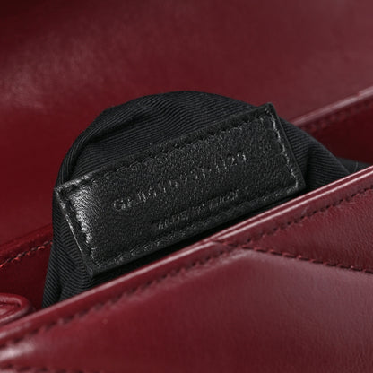 Saint Laurent Calfskin Y Quilted Monogram Toy Loulou Monogram Crossbody Bag Rouge Legion 7 of 12