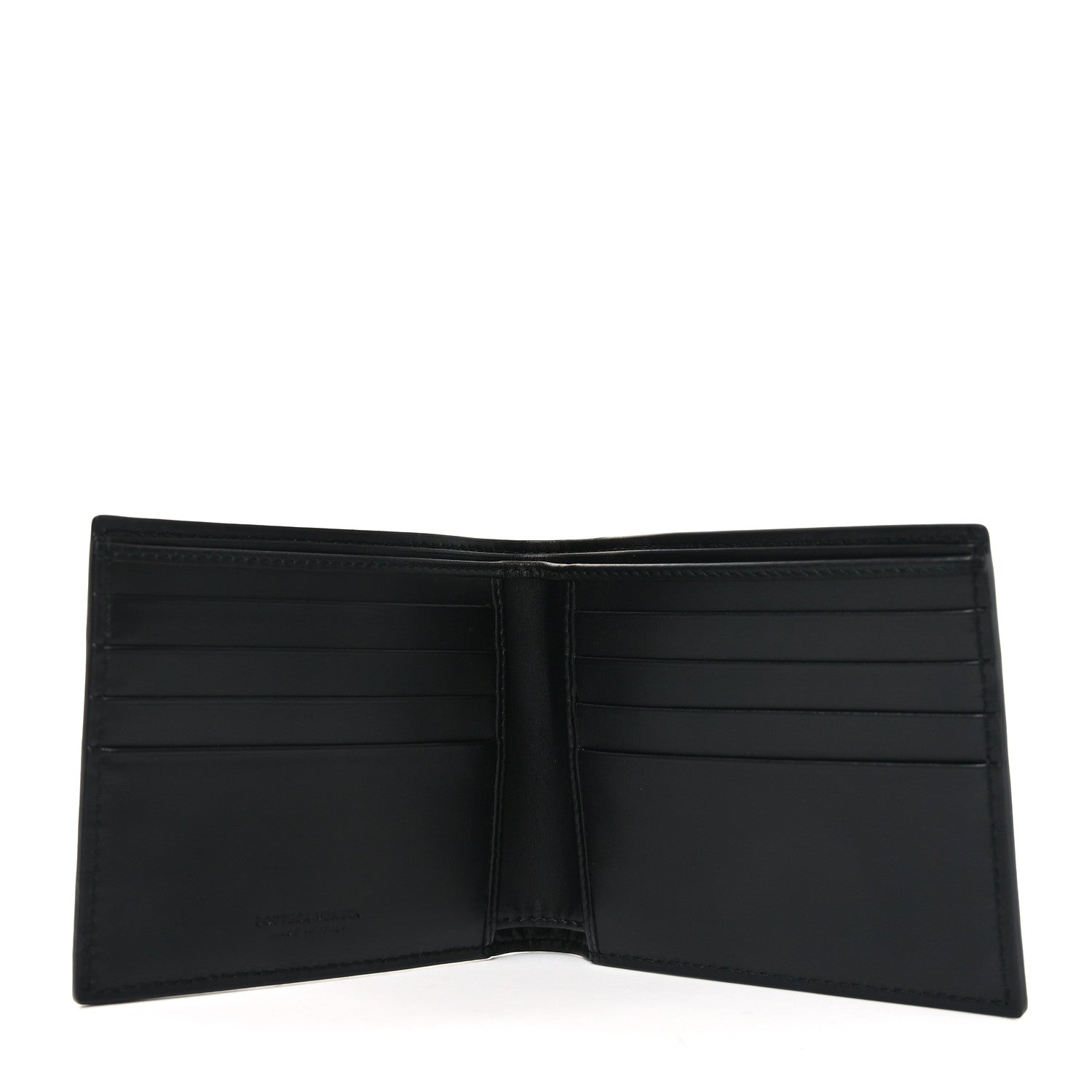 Bottega Veneta Nappa Intrecciato Bi-Fold Wallet Black 5 of 9