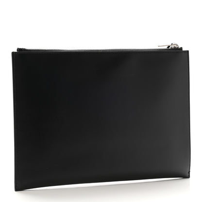 Saint Laurent Calfskin Logo Zipped Tablet Pouch Black 3 of 10
