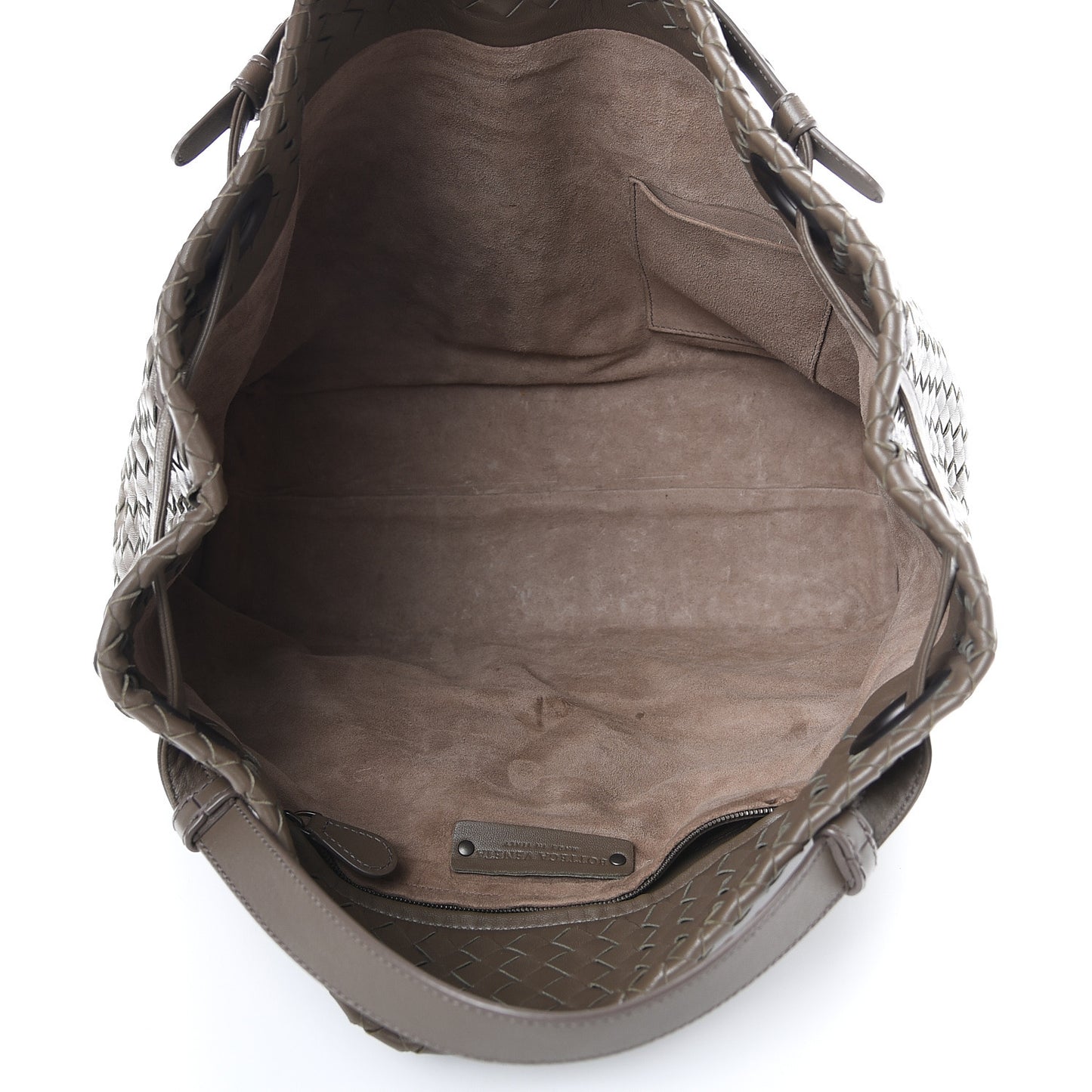 Nappa Intrecciato Medium Garda Bag Shadow
