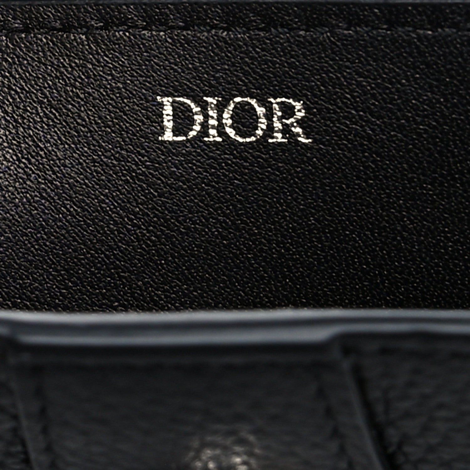 Christian Dior Grained Calfskin Saddle Pouch Belt Bag Black 7 of 10