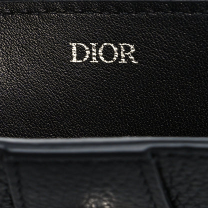 Christian Dior Grained Calfskin Saddle Pouch Belt Bag Black 7 of 10