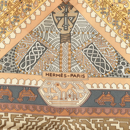 Hermes Silk Sur Un Tapis Volant Scarf 90 2 of 4