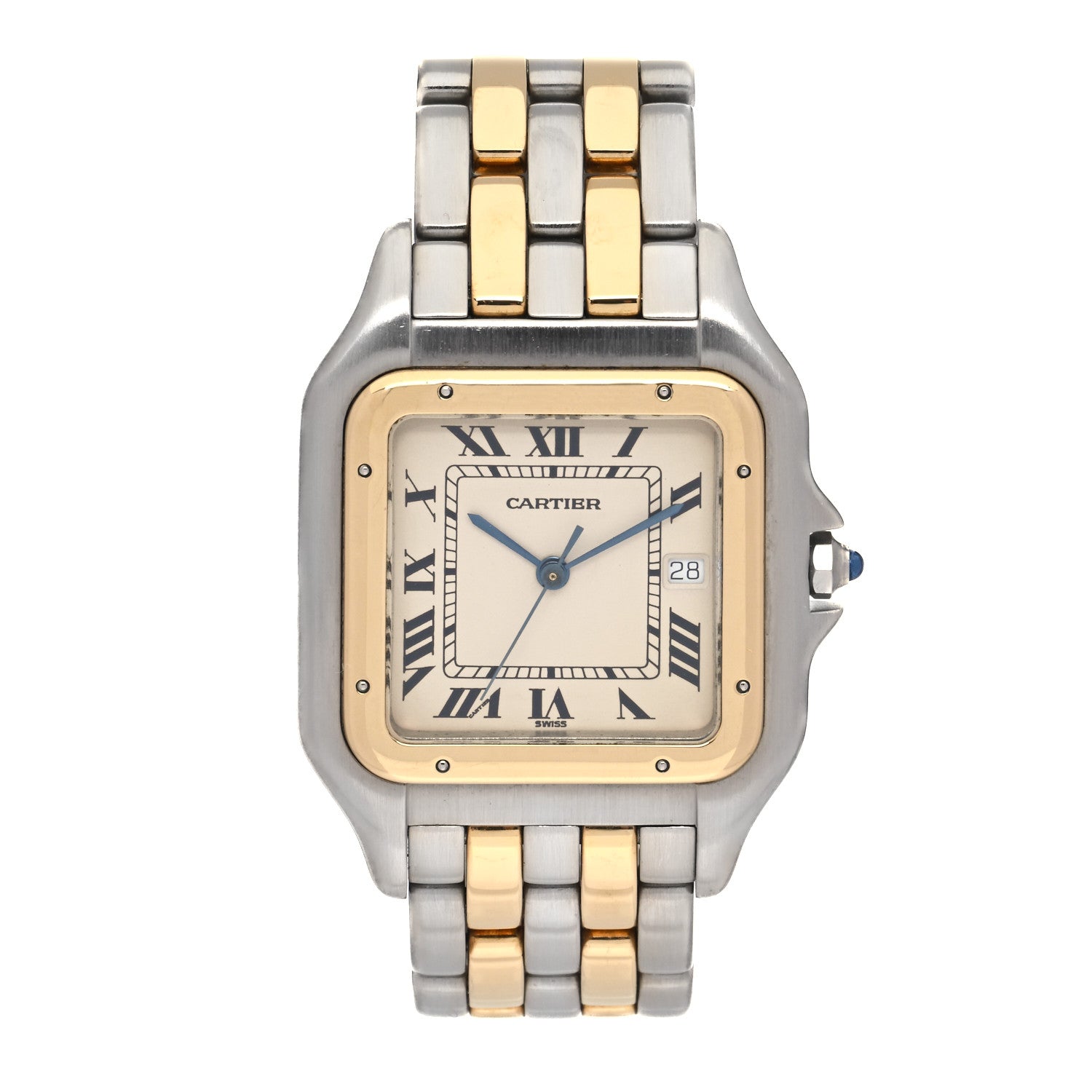 Cartier Stainless Steel 18K Yellow Gold 29mm Panthere Quartz Watch 1 of 4