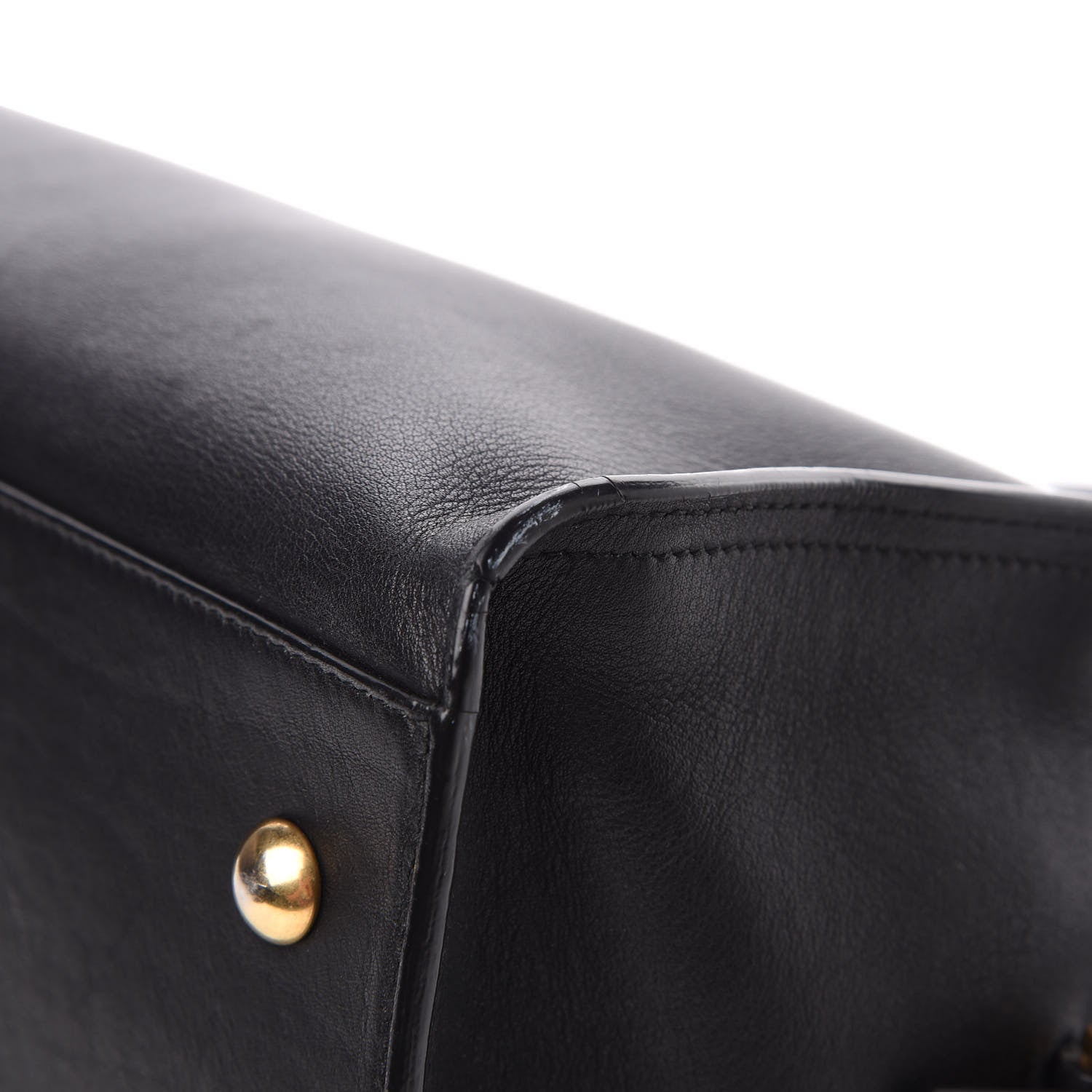 Saint Laurent Calfskin Small Classic Y Cabas Navy Blue 9 of 15
