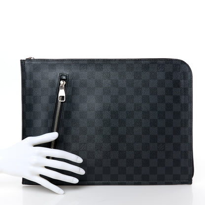 Louis Vuitton Damier Graphite Poche Documents Holder 2 of 8