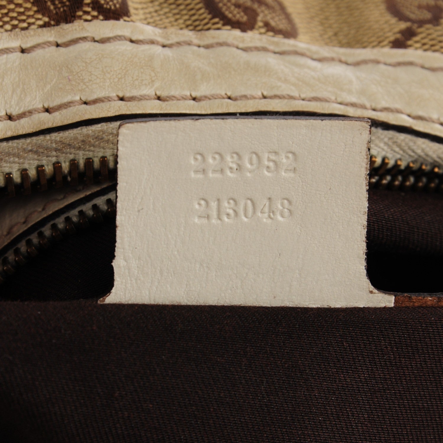 Gucci Monogram Medium Interlocking Hobo Off White 6 of 7