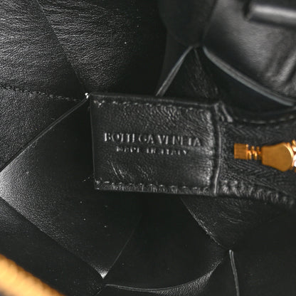 Bottega Veneta Lambskin Maxi Intrecciato Small Cassette Camera Bag Black 6 of 9