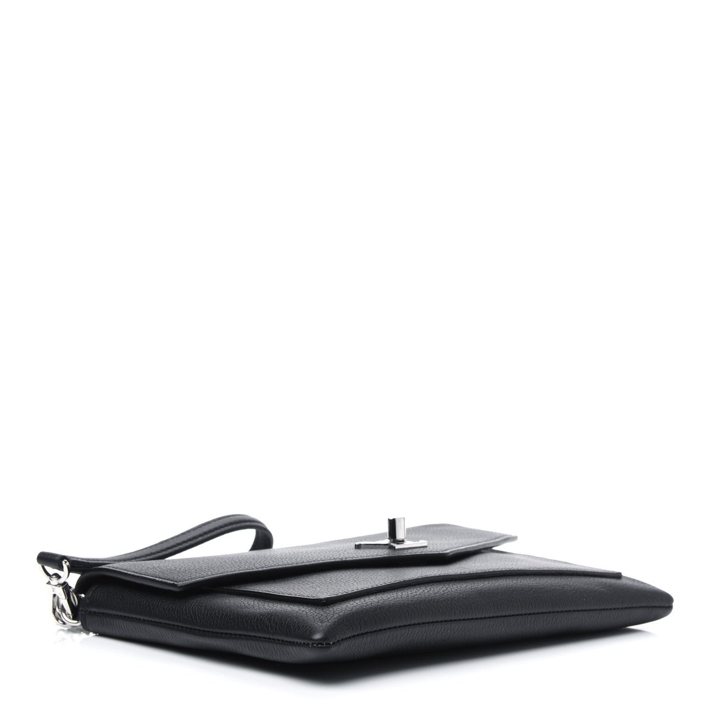 Soft Calfskin My Lockme Pochette Black