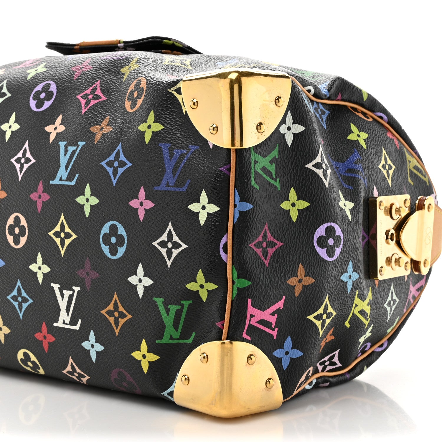 Louis Vuitton Monogram Multicolor Speedy 30 Black 8 of 14