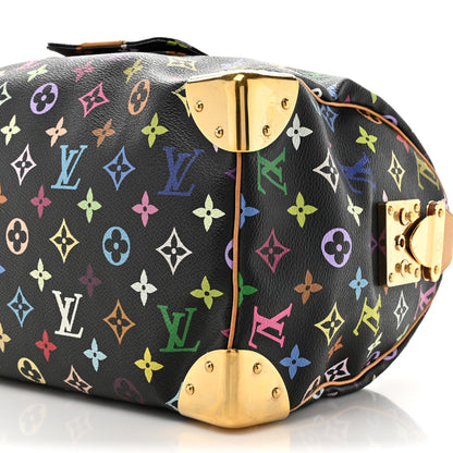 Louis Vuitton Monogram Multicolor Speedy 30 Black 8 of 14