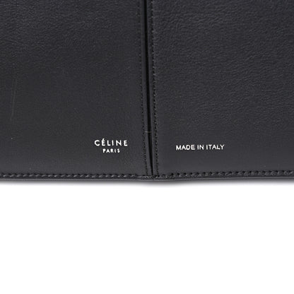 Celine Supple Natural Calfskin Tri-Fold Clutch Black 5 of 13