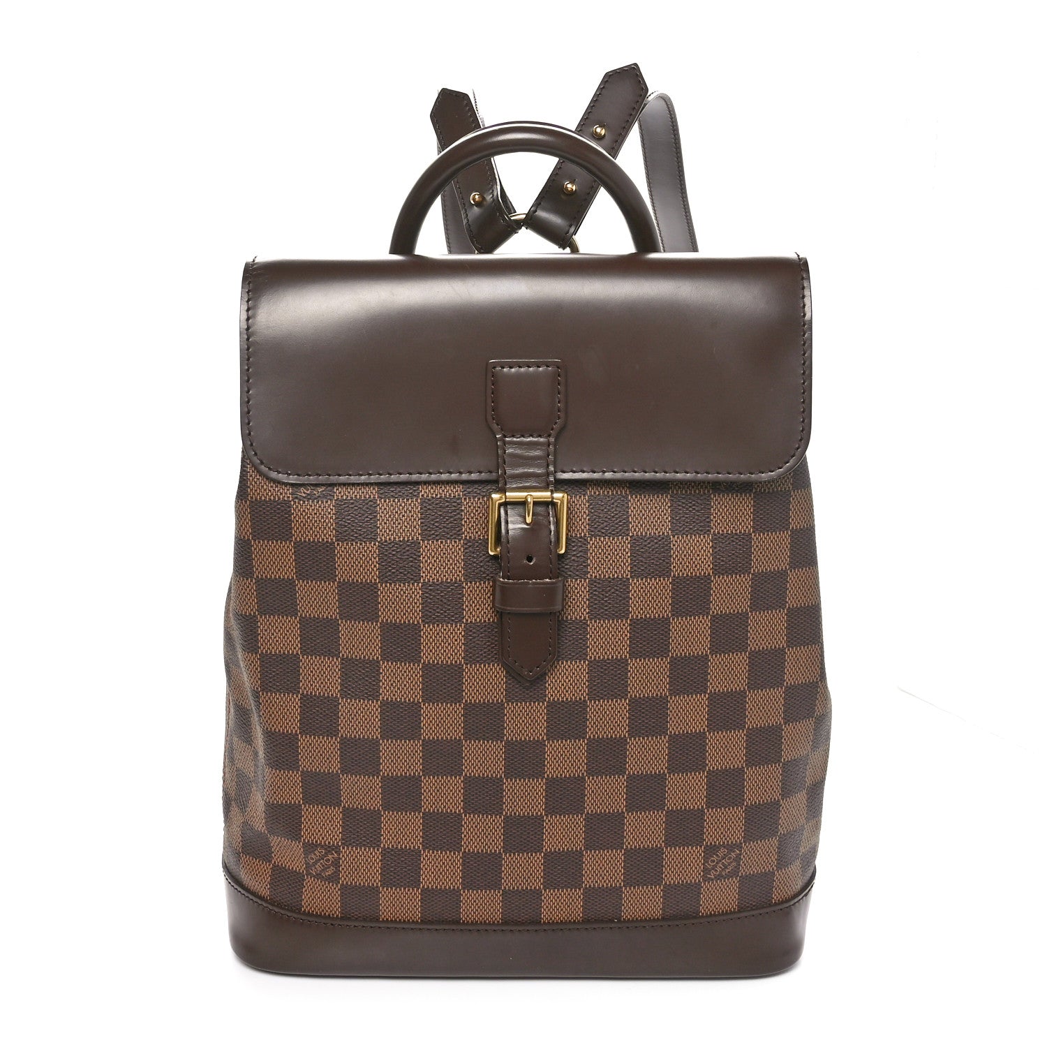 Louis Vuitton Damier Ebene Soho Backpack 1 of 9