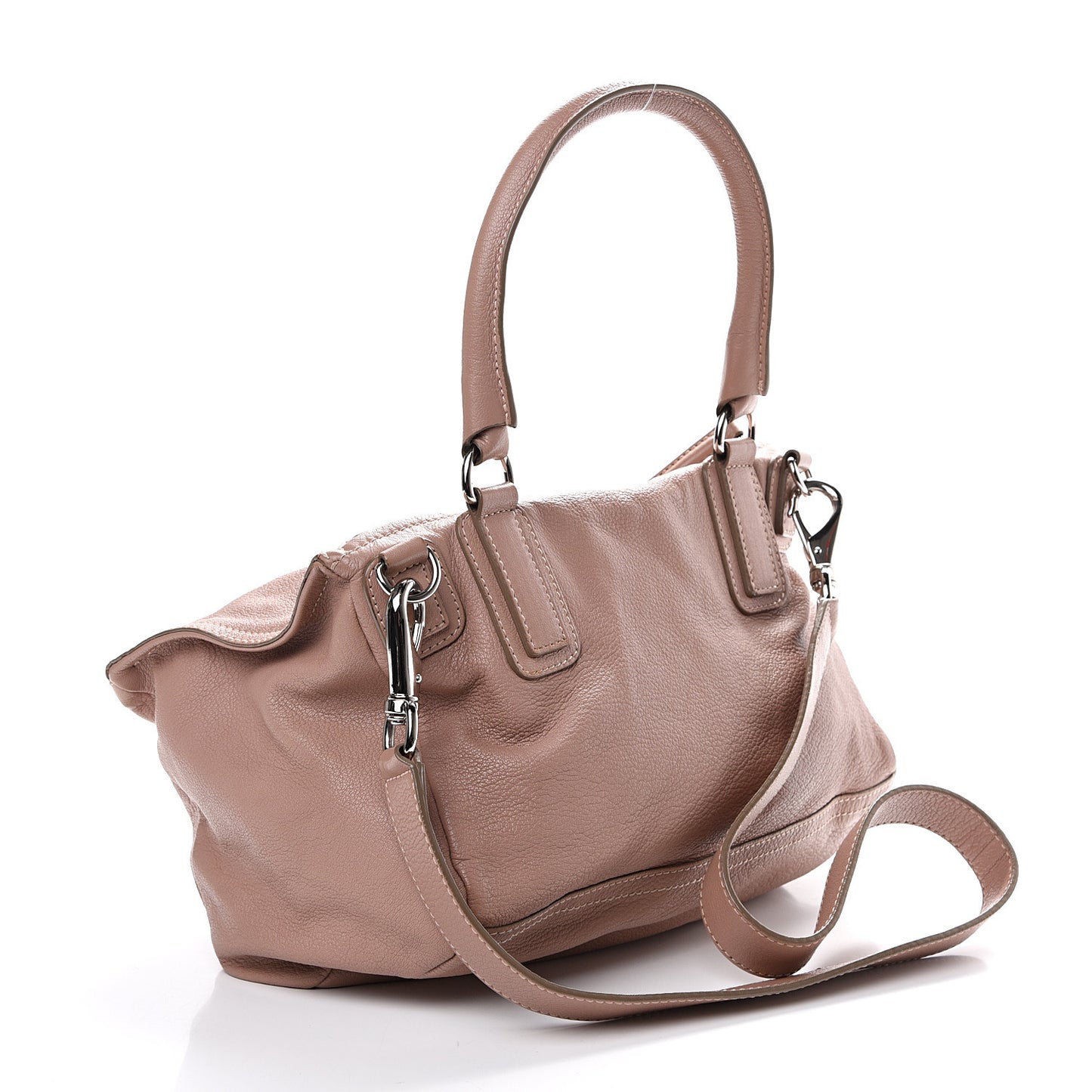 Sugar Goatskin Large Pandora Beige
