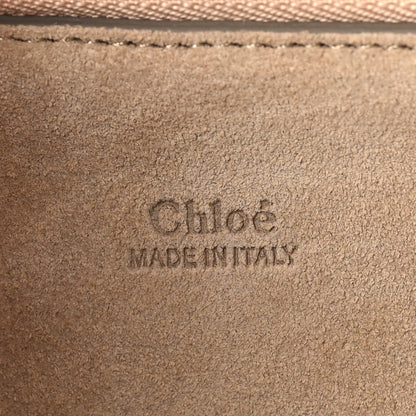 Chloe Suede Calfskin Medium Faye Shoulder Bag Dark Purple 6 of 9