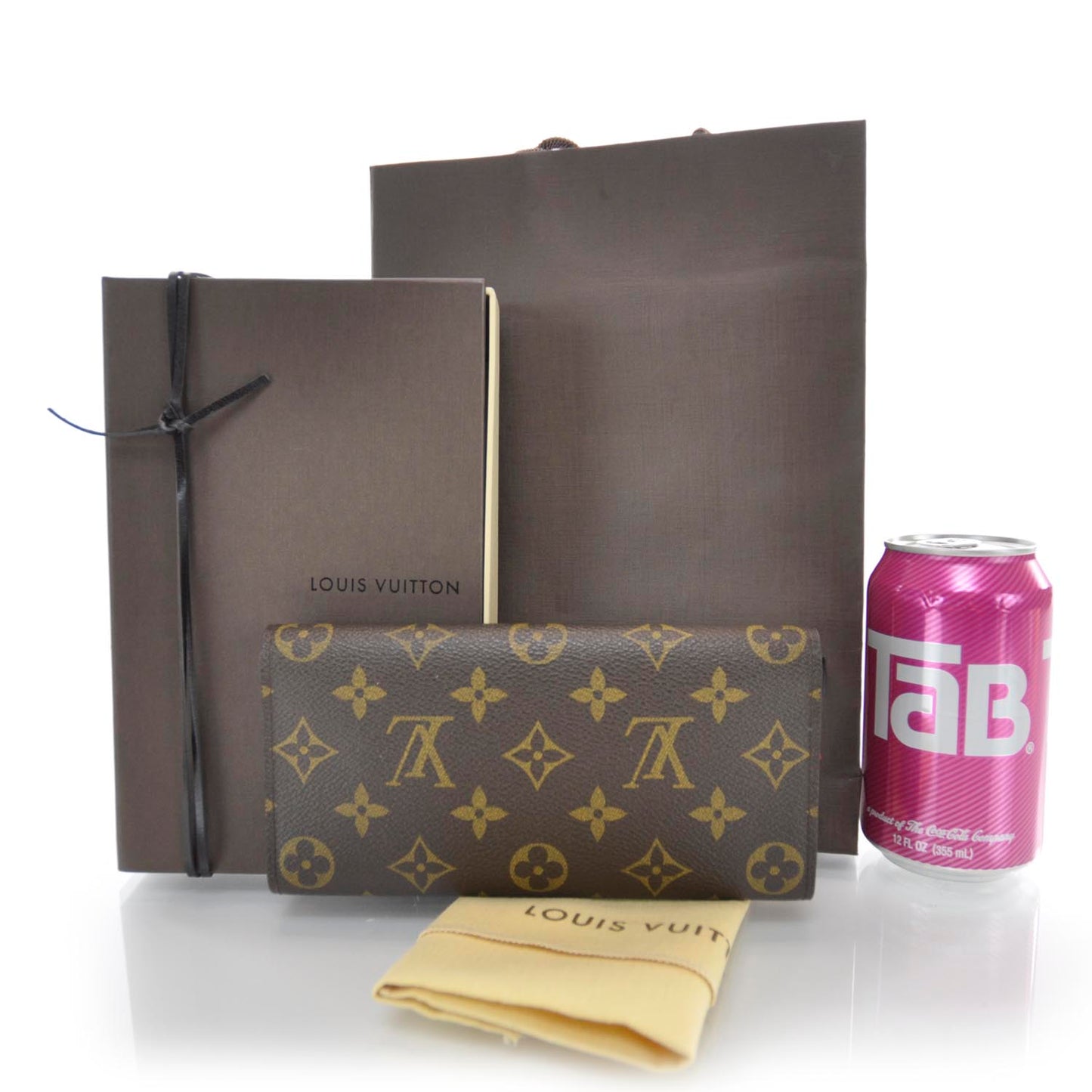 Monogram Josephine Wallet Red