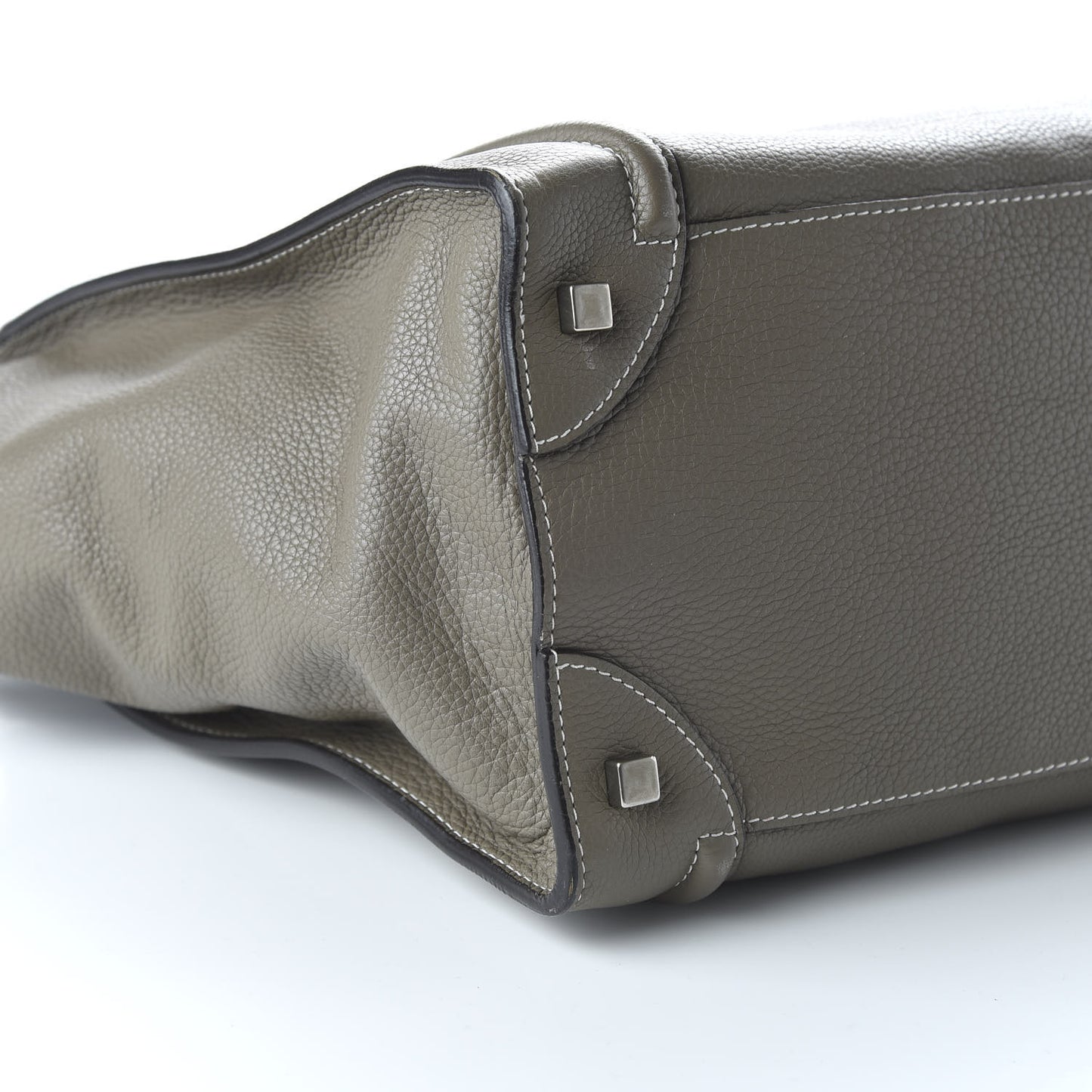 Pebbled Calfskin Mini Luggage Souris