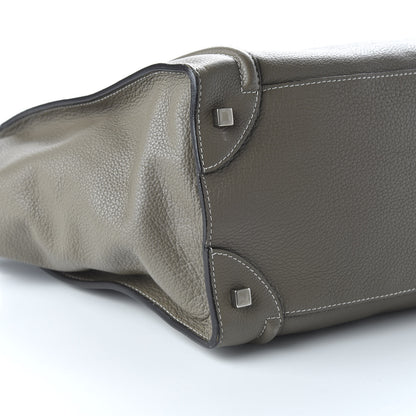 Celine Pebbled Calfskin Mini Luggage Souris 6 of 9