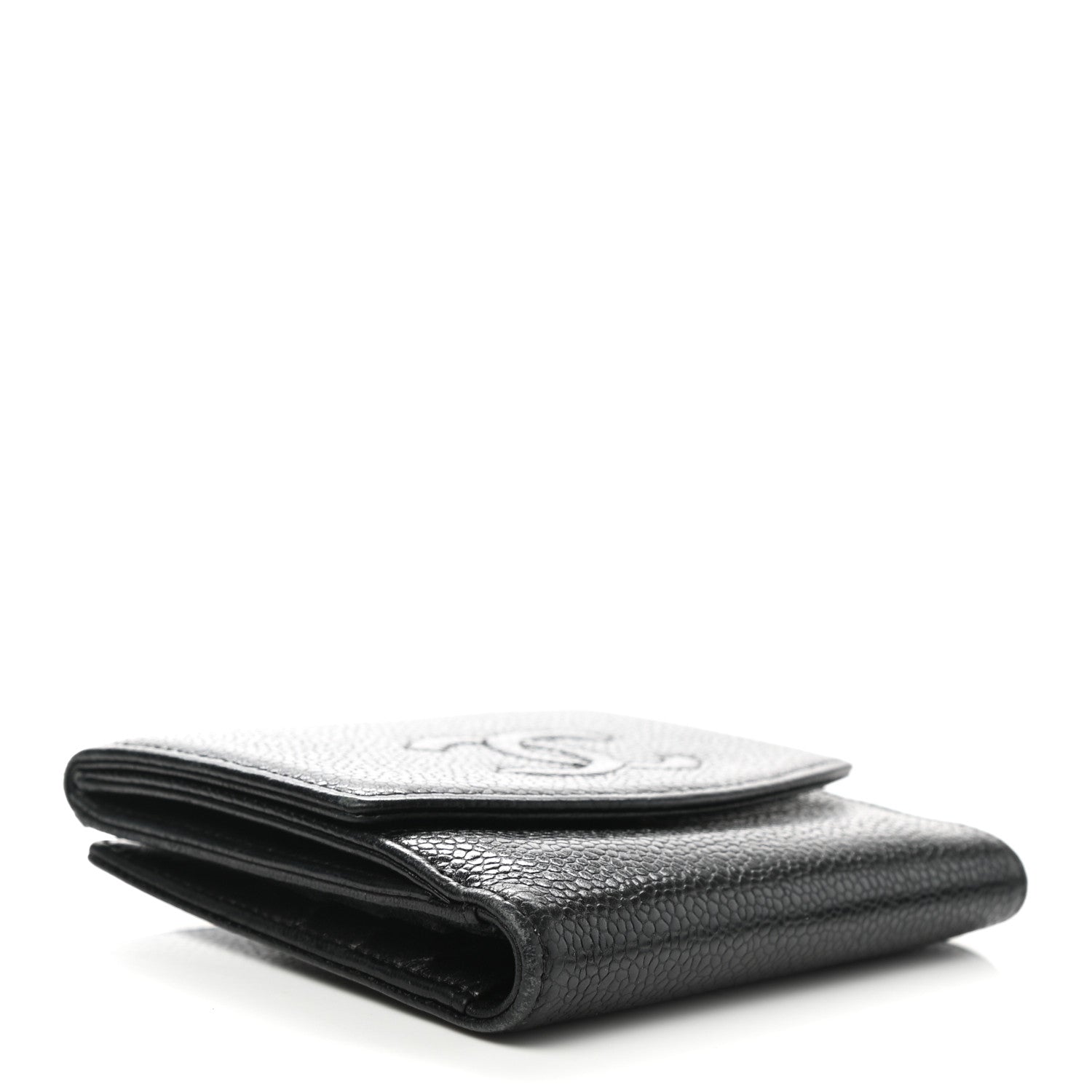 Chanel Caviar Timeless CC Flap Wallet Black 3 of 8