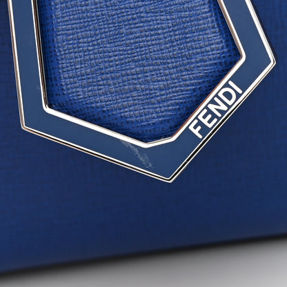 Fendi Vitello Elite Petite 2Jours Tote Blue Neon 10 of 10