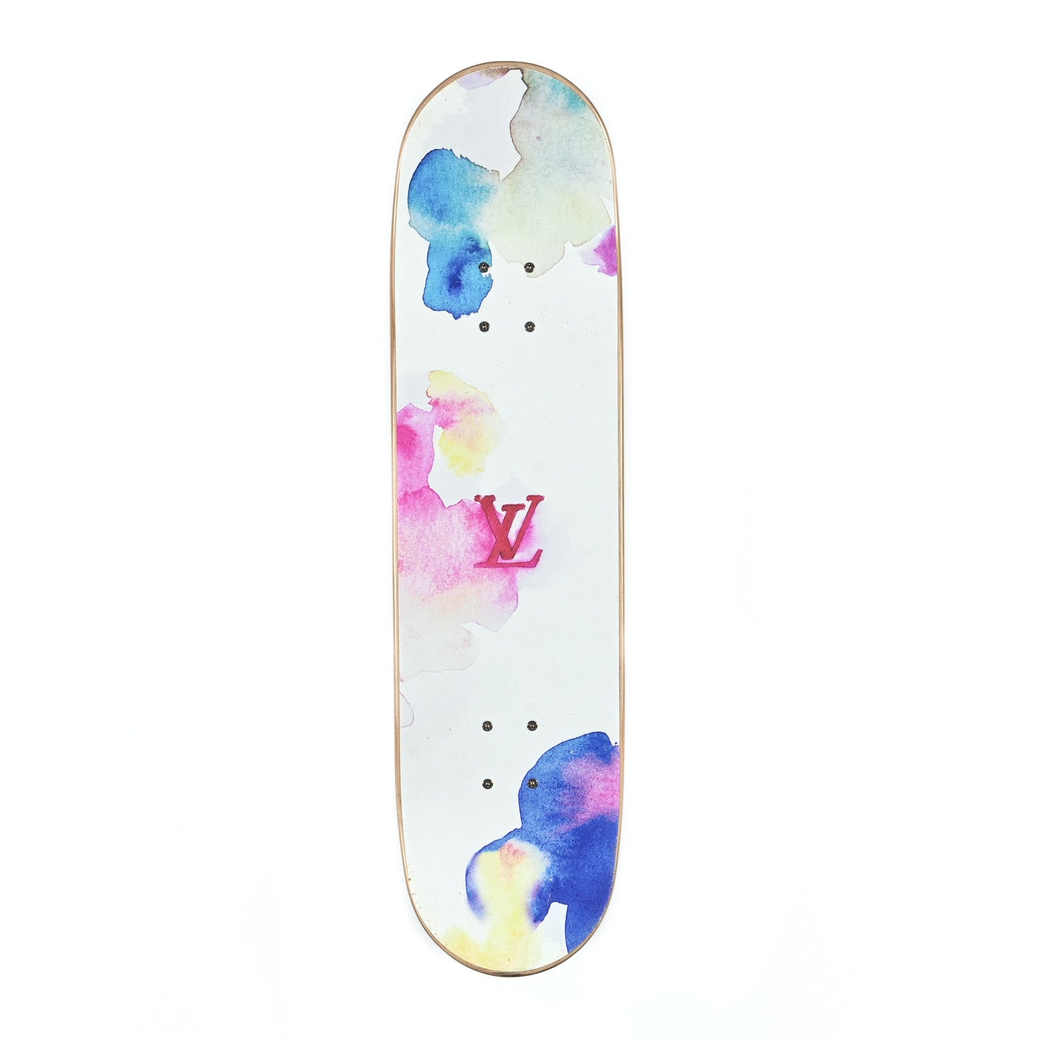 Louis Vuitton Monogram Watercolor Wood Skateboard Multicolor 1 of 4