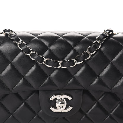 Chanel Lambskin Quilted Mini Rectangular Flap Black 10 of 11