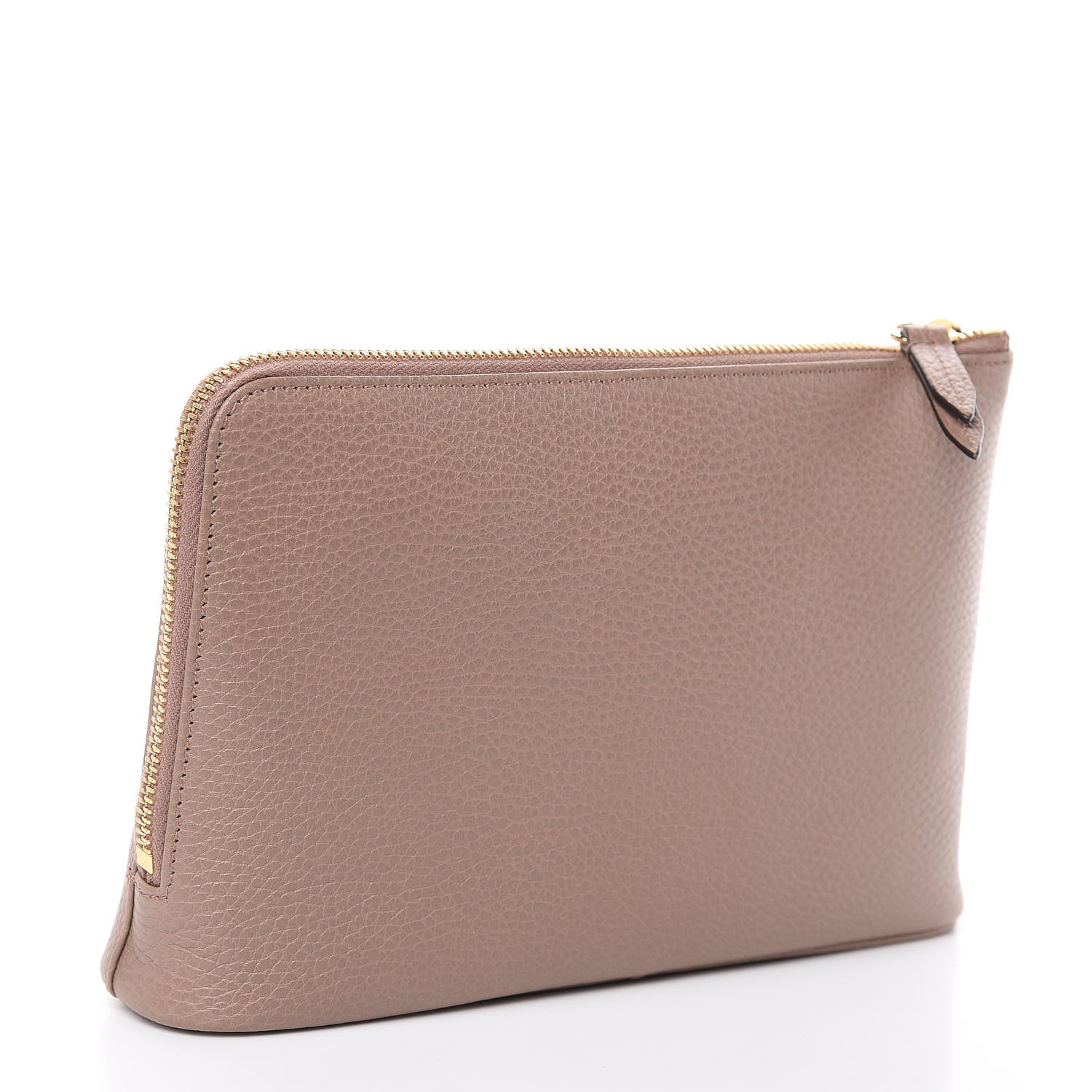 Gucci Calfskin GG Marmont Zip Pouch Porcelain Rose 3 of 9