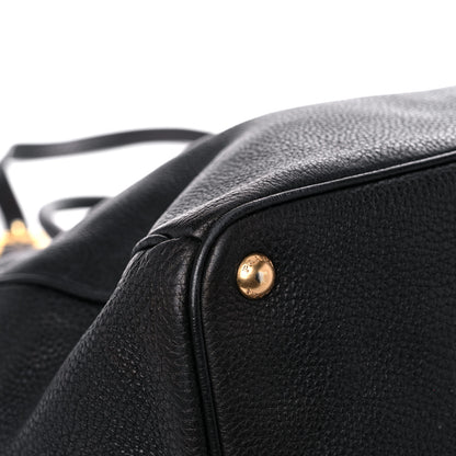 Prada Vitello Daino Tote Black 7 of 12