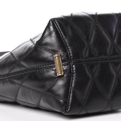 Givenchy Lambskin Quilted Mini GV Bucket Bag Black 5 of 9