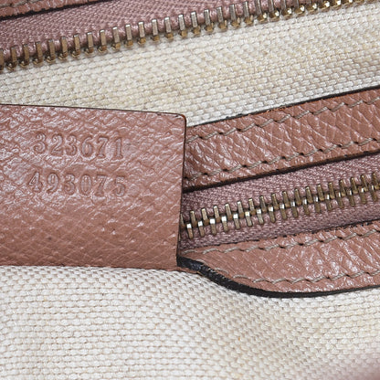 Gucci Monogram Medium Bree Zippered Tote Beige Dark Cipria 7 of 10