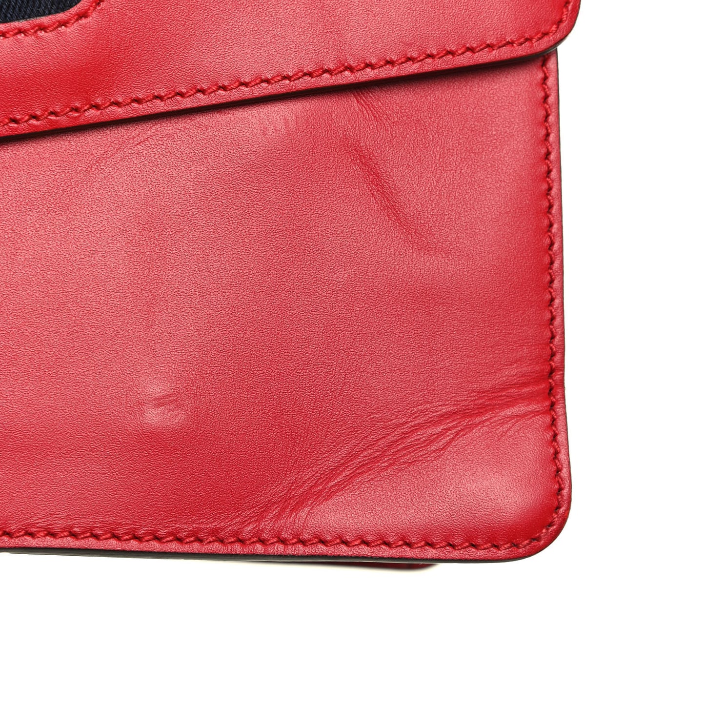 Calfskin Small Sylvie Shoulder Bag Hibiscus Red
