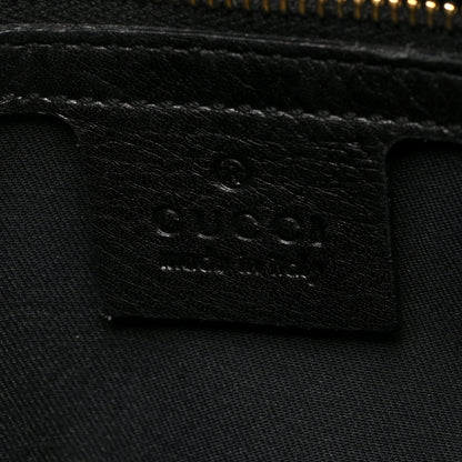 Gucci Calfskin Web Piston Lock Jackie O Hobo Black 6 of 11