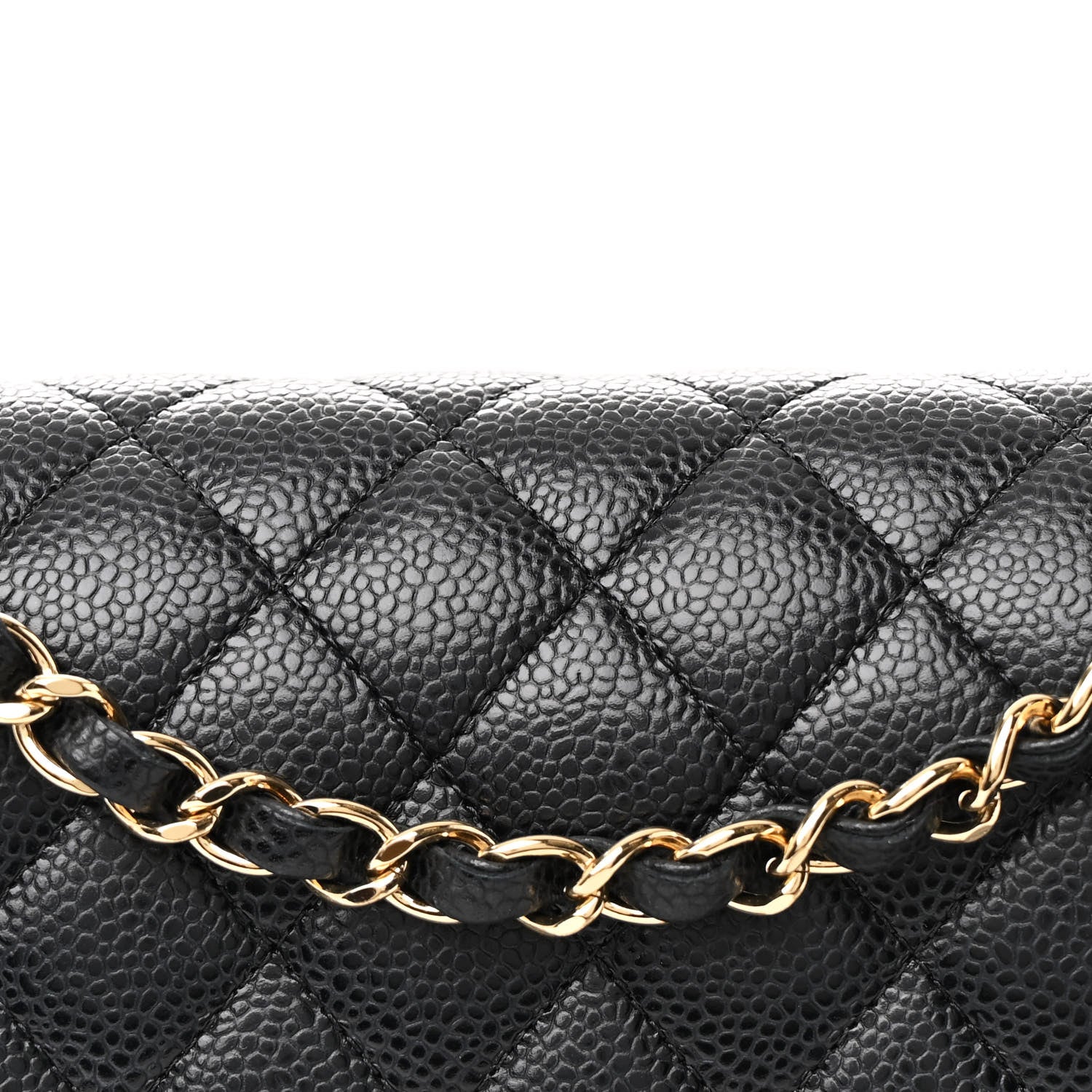 Chanel Caviar Quilted Medium Double Flap Black 8 of 10