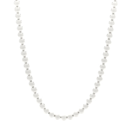 Tiffany Sterling Silver 10mm Hardwear Ball Necklace 31" 1 of 4