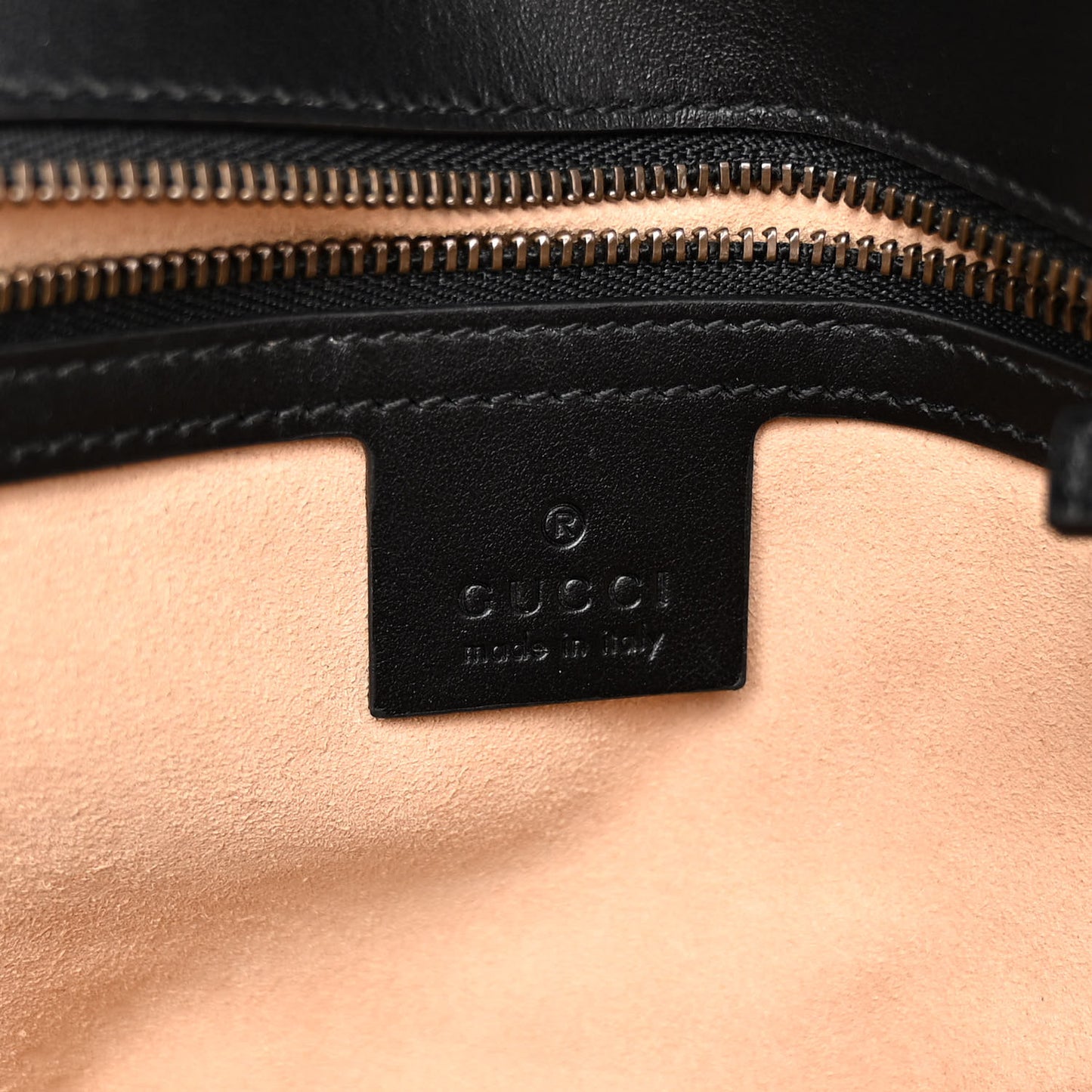 Calfskin Matelasse Small GG Marmont Shoulder Bag Black