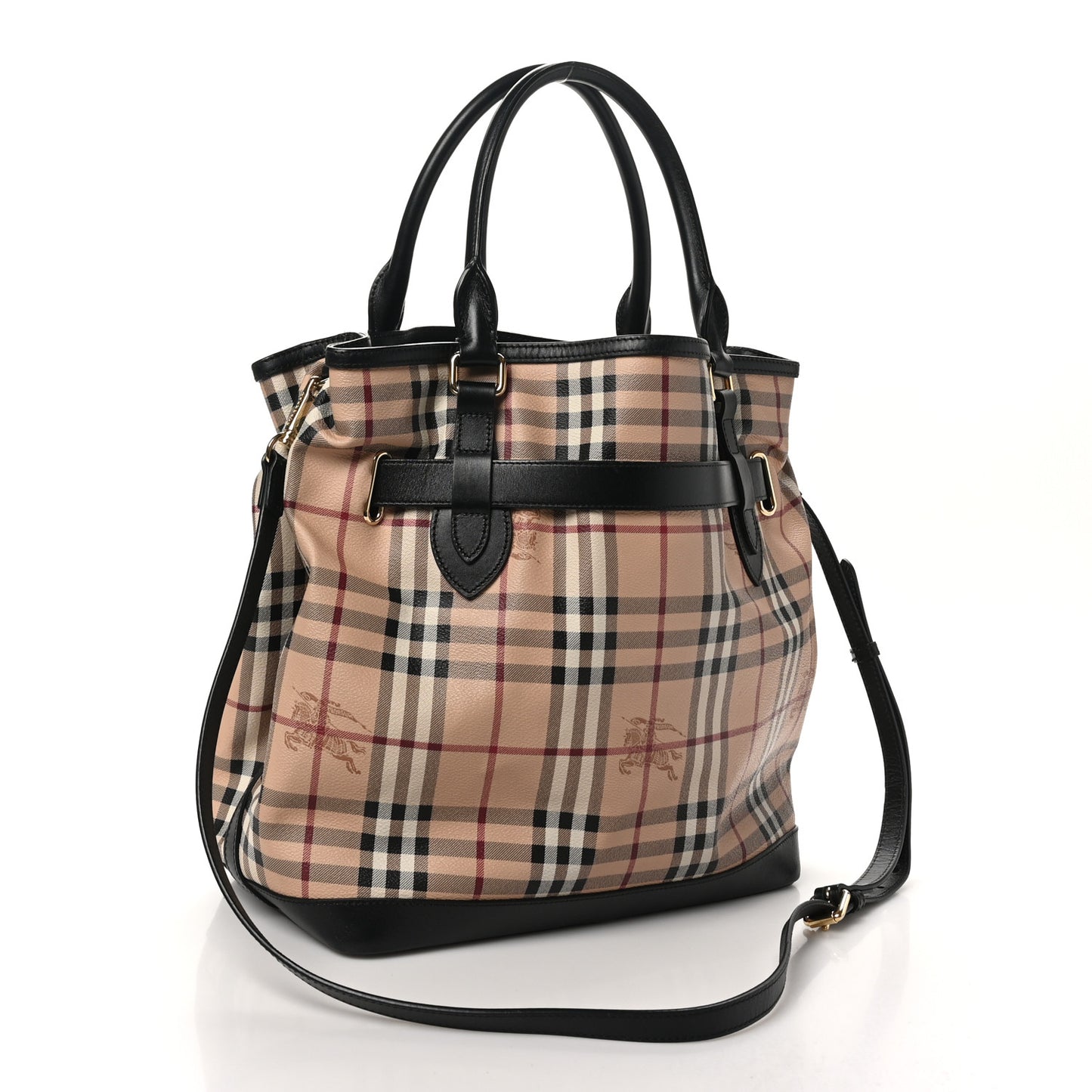Haymarket Check Medium Golderton Tote Black