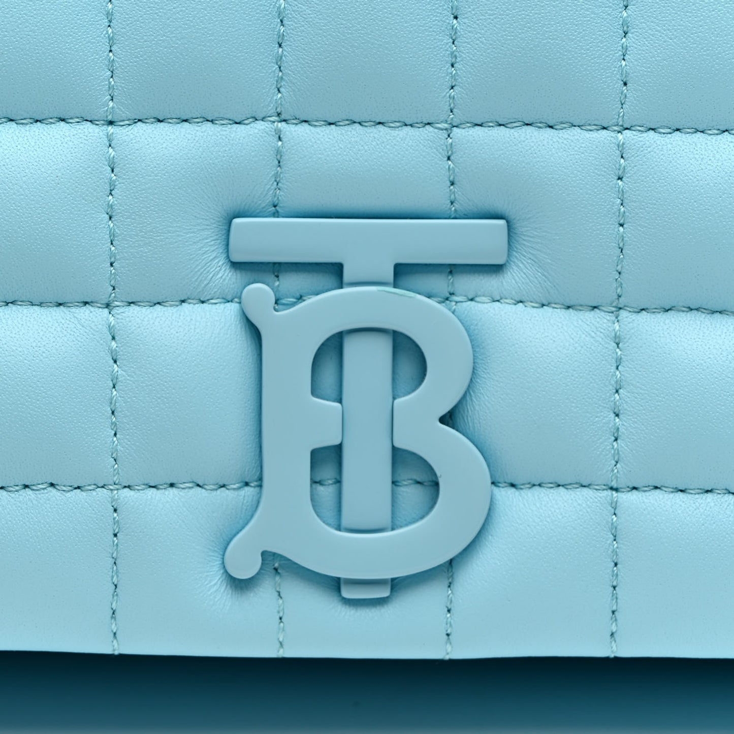 Lambskin Quilted Small Lola Bag Cool Sky Blue