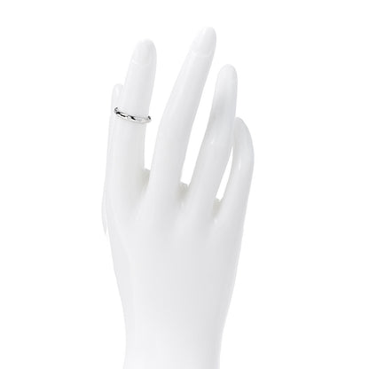 Cartier Platinum Diamond 2.6mm 1895 Wedding Band Ring 49 4.75 2 of 5
