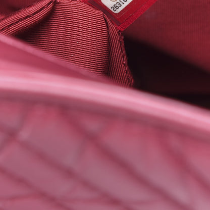 Chanel Aged Calfskin Chevron Quilted Medium Gabrielle Hobo Dark Pink 7 of 14