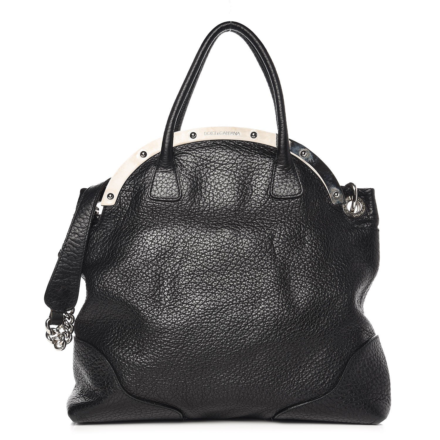 Dolce & Gabbana Calfskin Miss Camp Shoulder Bag Black 1 of 8