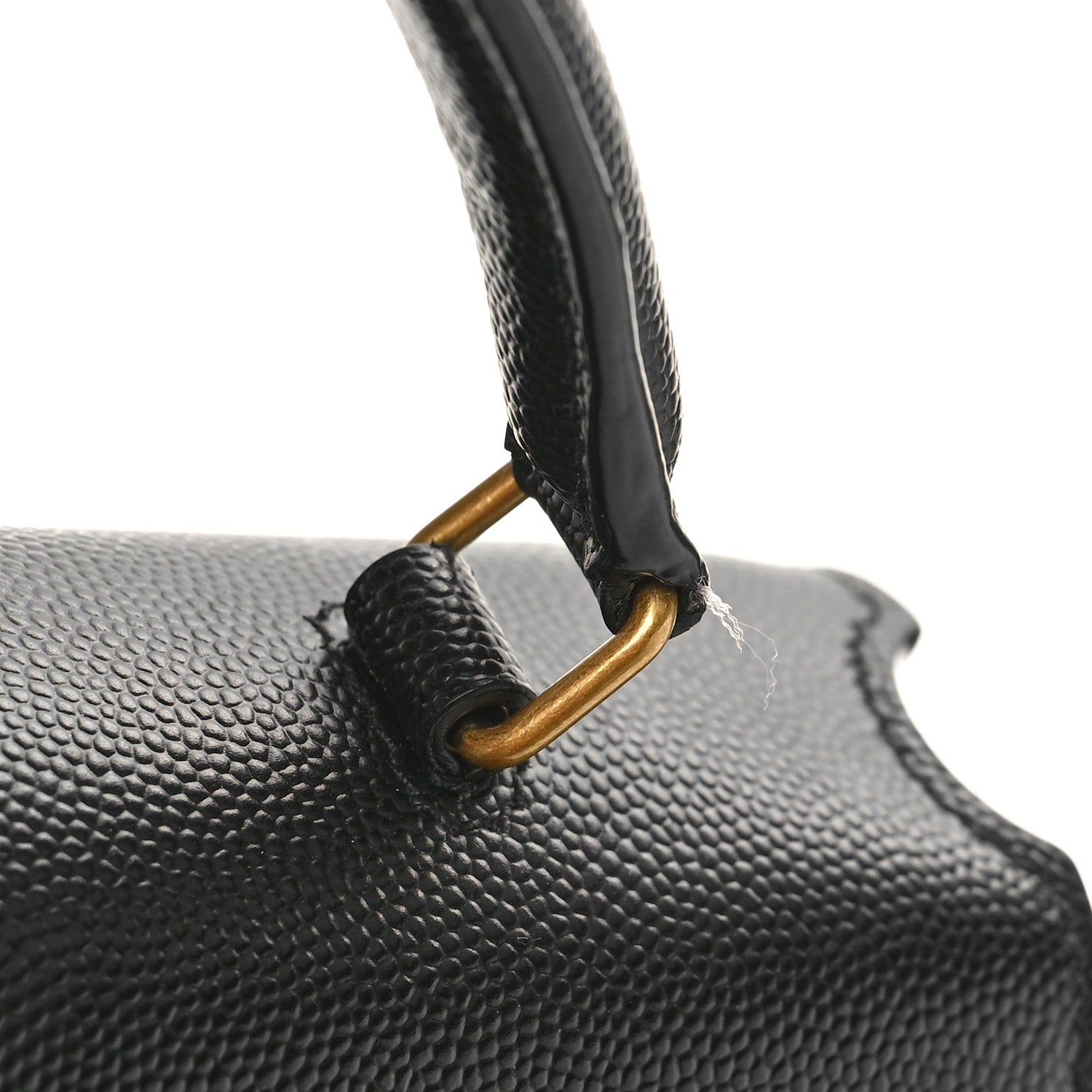Saint Laurent Grain de Poudre Medium Classic Monogram Cassandra Top Handle Black Rouge Legion 10 of 13