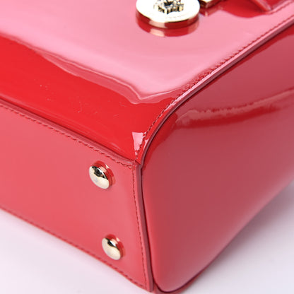 Versace Patent Small Signature Bag Red 10 of 12