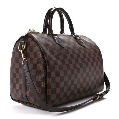 Louis Vuitton Damier Ebene Speedy Bandouliere 30 3 of 13